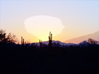 Sunset in Arizona digital painting