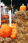 Pumpkins on Hay digital painting