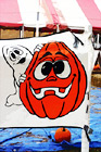 Halloween Pumpkin & Ghost Sign digital painting