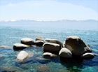 Lake Tahoe Rocks digital painting