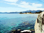 Lake Tahoe Waters digital painting