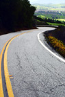 Road Leading to Green San Jose Hills digital painting