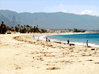 Life at Beach in Santa Barbara digital painting