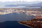 Aerial View of Seattle, Washington digital painting