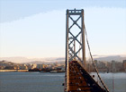 Bay Bridge & Fog Hovering digital painting