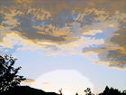 Sunset & Silhouette digital painting