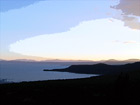 Lake Sunset, Lake Tahoe digital painting