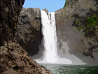 Snoqualmie Falls & Rock digital painting