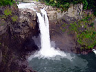 Overlooking Snoqualmie Falls digital painting