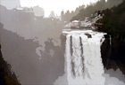 Snoqualmie Falls & Lodge digital painting
