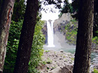 Snoqualmie Falls in Distance digital painting