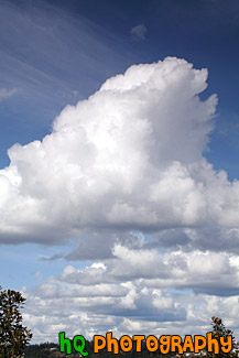 Big Puffy Cloud & Blue Sky