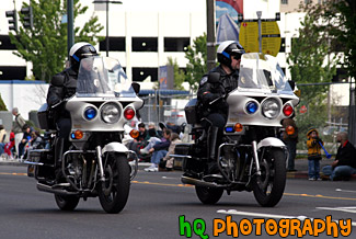 Police on Motorcycles