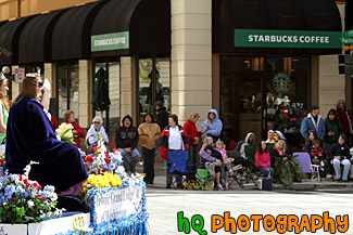 Parade Float & Spectators