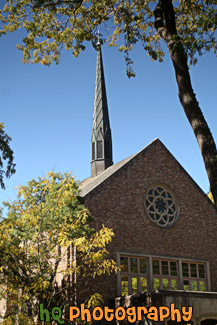 Eastvold Chapel on Sunny Day