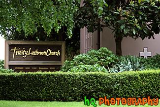 Trinity Lutheran Church Sign