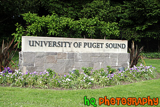 University of Puget Sound Sign