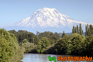 Mt. Rainier & Puyallup River