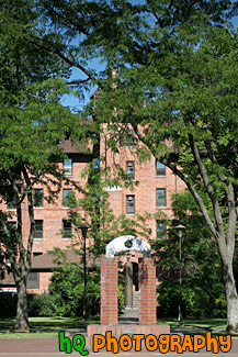 Back of Harstad Hall at PLU