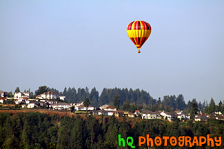 Hot Air Balloon Over Crystal Ridge