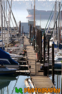 Dock & Sailboats in Tacoma