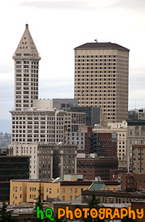 Seattle Buildings & Clouds