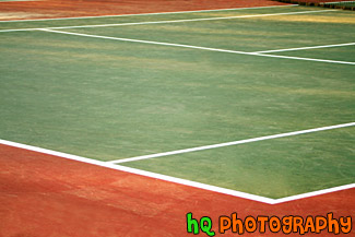 Tennis Court Close Up