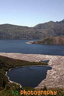 Vertical View of Spirit Lake