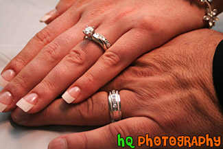 Wedding Rings on Hands