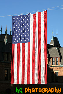 United States Flag Hanging