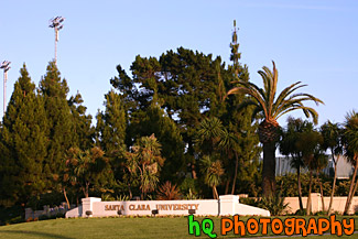 Entrance to Santa Clara University