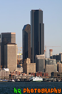 Seattle Buildings & Ferry