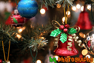 Ornaments on Christmas Tree