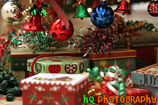 Ornaments & Presents Close Up