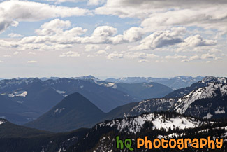 Snow Capped Hills from Paradise