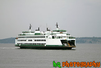 Ferry Boat & Cloudy Day