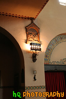 Church Light on Wall