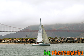 Golden Gate Bridge & Sailboat