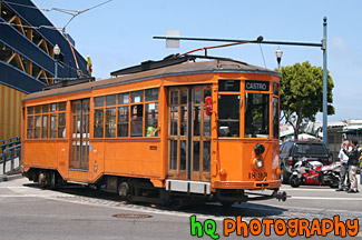 Orange Cable Car