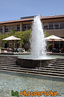 Fountain in front of Benson