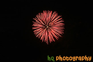 Red Fireworks