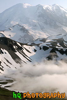 Mt. Rainier & Fog