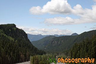 Hills & Clouds in Mt Rainier Park