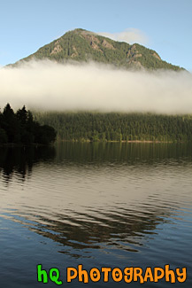 Lake Cresent Fog & Reflection