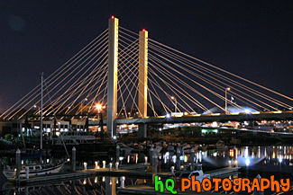 Tacoma Bridge at Night