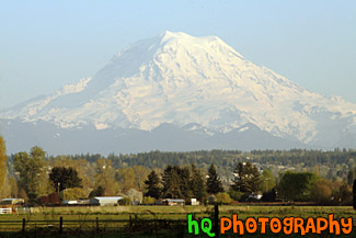 Mt. Rainer & Farmland