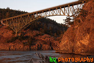 Deception Pass at Sunset