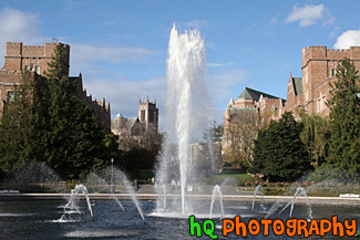 Drumheller Fountain at University of Washington