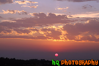 Beautiful Sunset & Red Sun