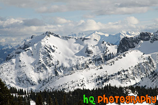 Snowy Mountain Tops